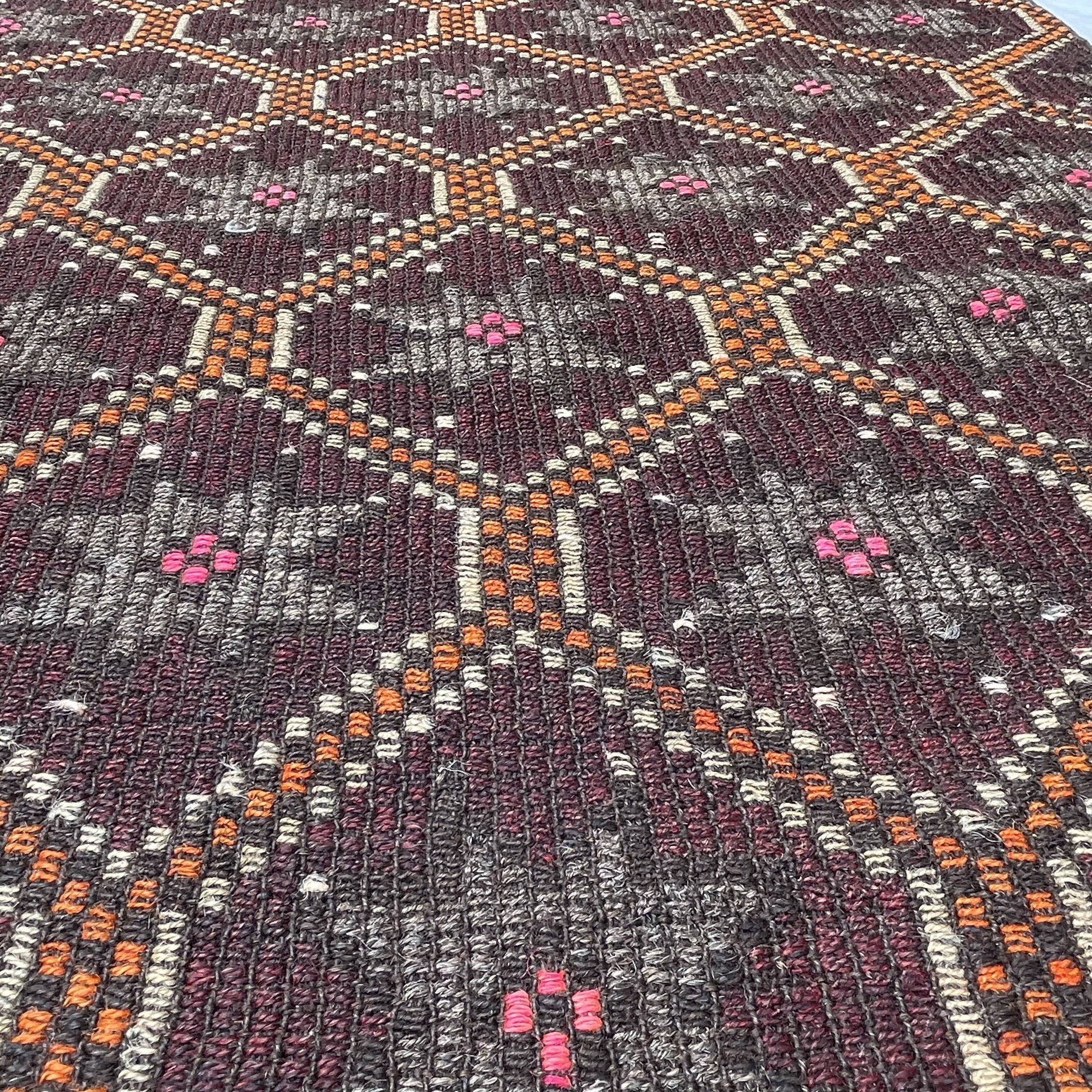 Vintage Turkish Kilim Runner , 312 x 91 cm