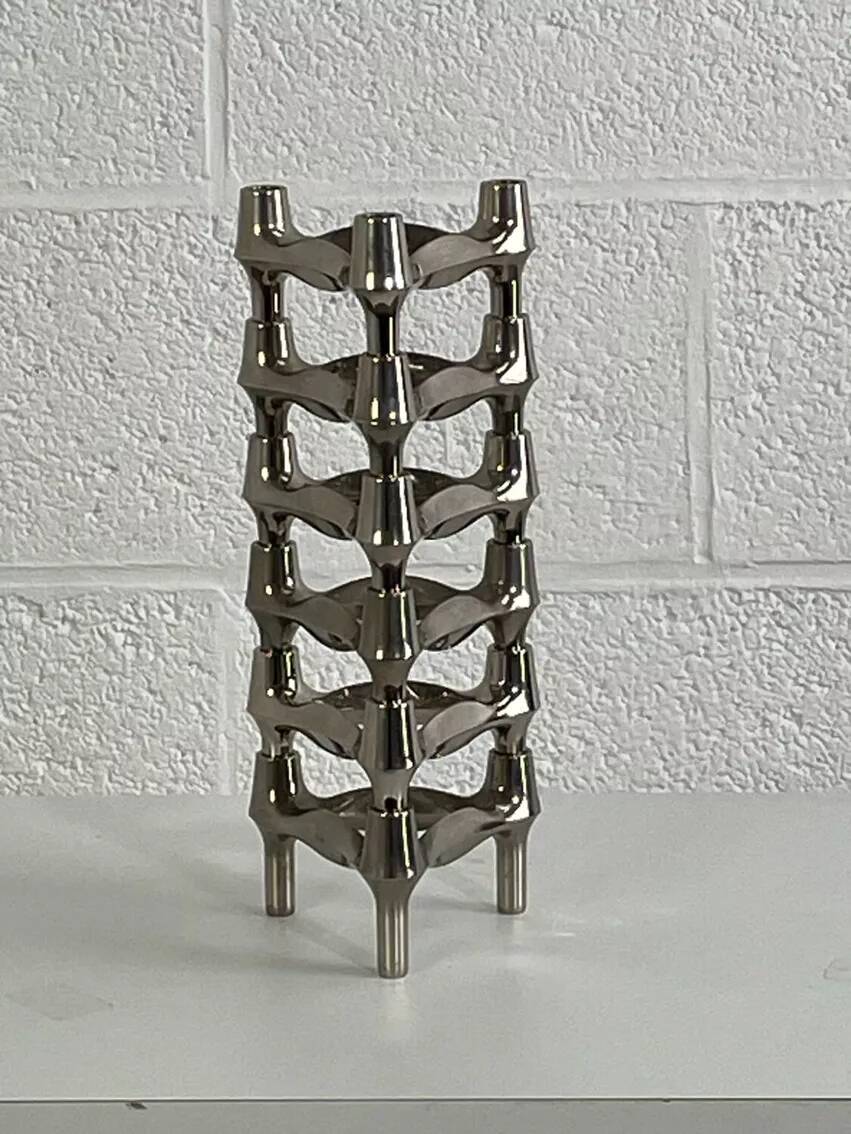 Set of 6 Nagel candle holders