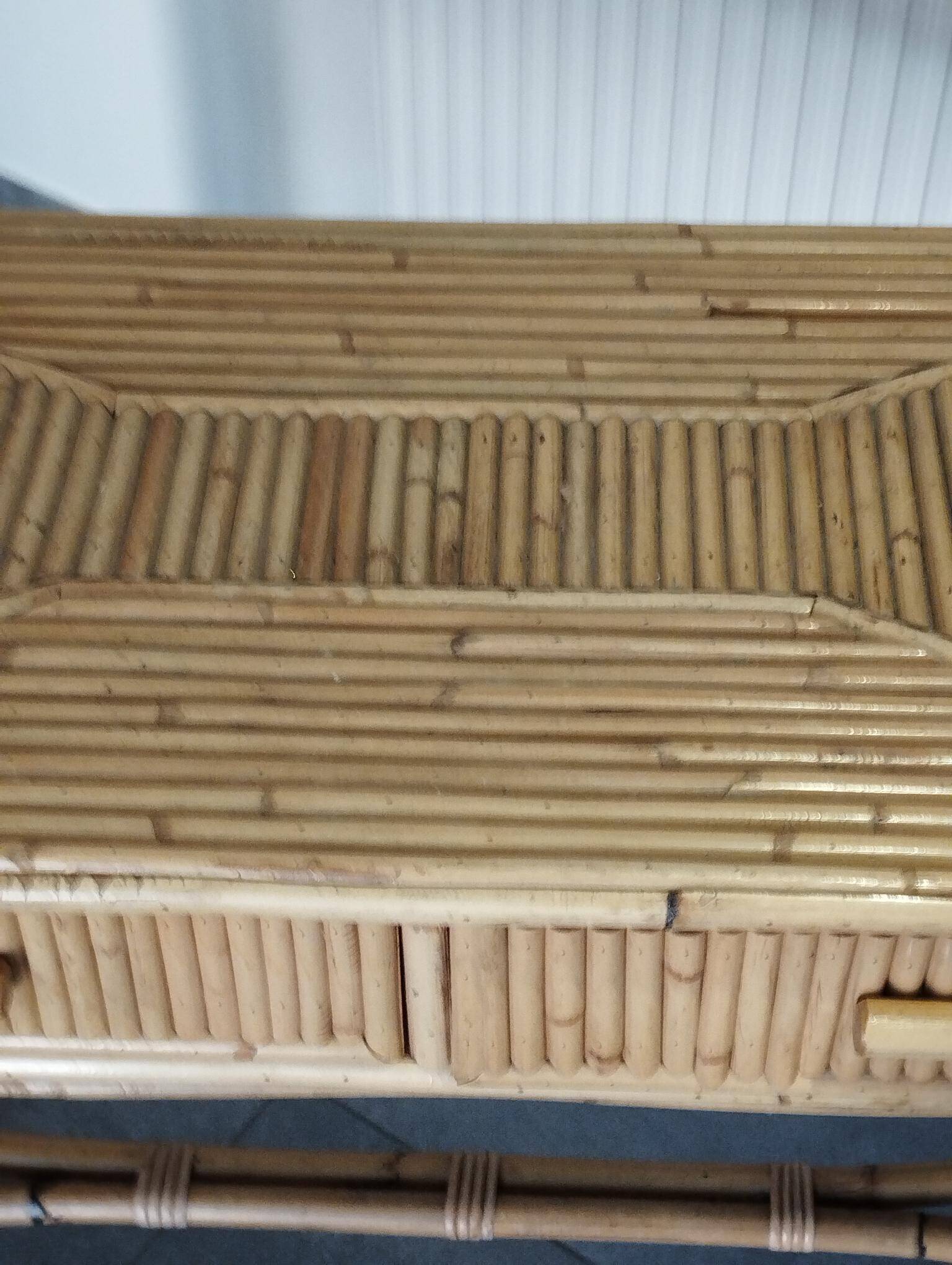 Vintage console attributed to Vivai del Sud.