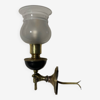 Art deco torchiere wall light