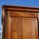 solid walnut wardrobe in Louis XV style
