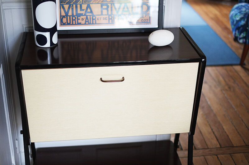 Bar in formica & brass 60's