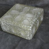 Vintage iced-effect ceiling light