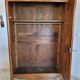 Antique solid cherry wood wardrobe