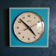 Horloge vintage pendule murale "Bayard Bleue"