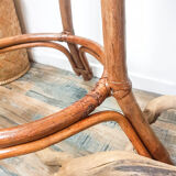 Wooden bistro set dime turned Thonet style