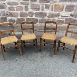 Set of 4 bistro chairs from the 1920s