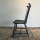 Pair of black-lase wooden chairs by Gemla Di-Sweden 1950