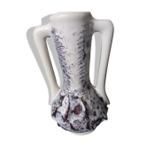 Vintage Vallauris glazed ceramic amphora vase