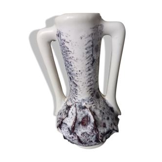 Vase amphore céramique émaillée de Vallauris vintage