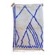 Petit tapis berbère fait main traditionnelle 100/200 cm