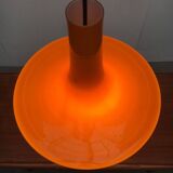 Mid-century glass tulip pendant by Peill & Putzler, 1960s