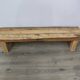 Banc en bois brut ancien