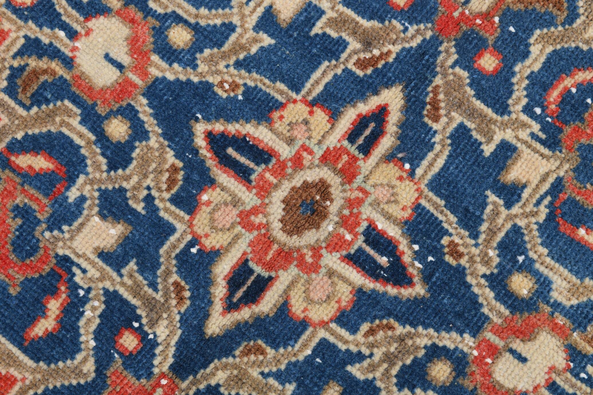 Grand Tapis Persan Ancien 300x397 cm, Médaillon et Motifs Floraux