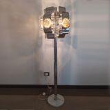 Floor lamp with Murano glass and marble base by  Toni Zuccheri for Mazzega, 1977