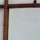 Antique faux bamboo mirror, France, late 19th century