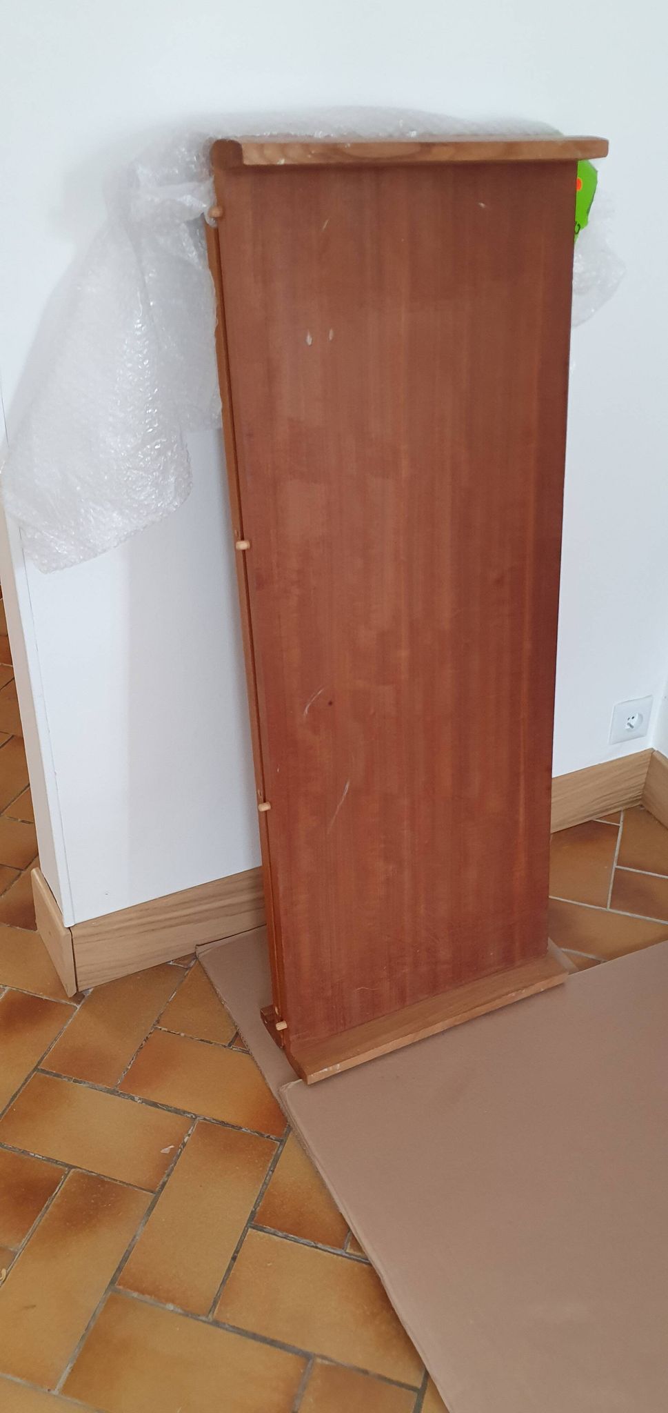 Vintage Scandinavian extendable table with double extension