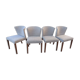4 Valentina model chairs by Habitat, renovated