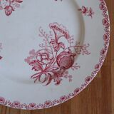 Large plate Alma Sarreguemines