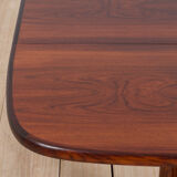 Skovby rosewood extendable table with 2 leaves, Denmark 1970s