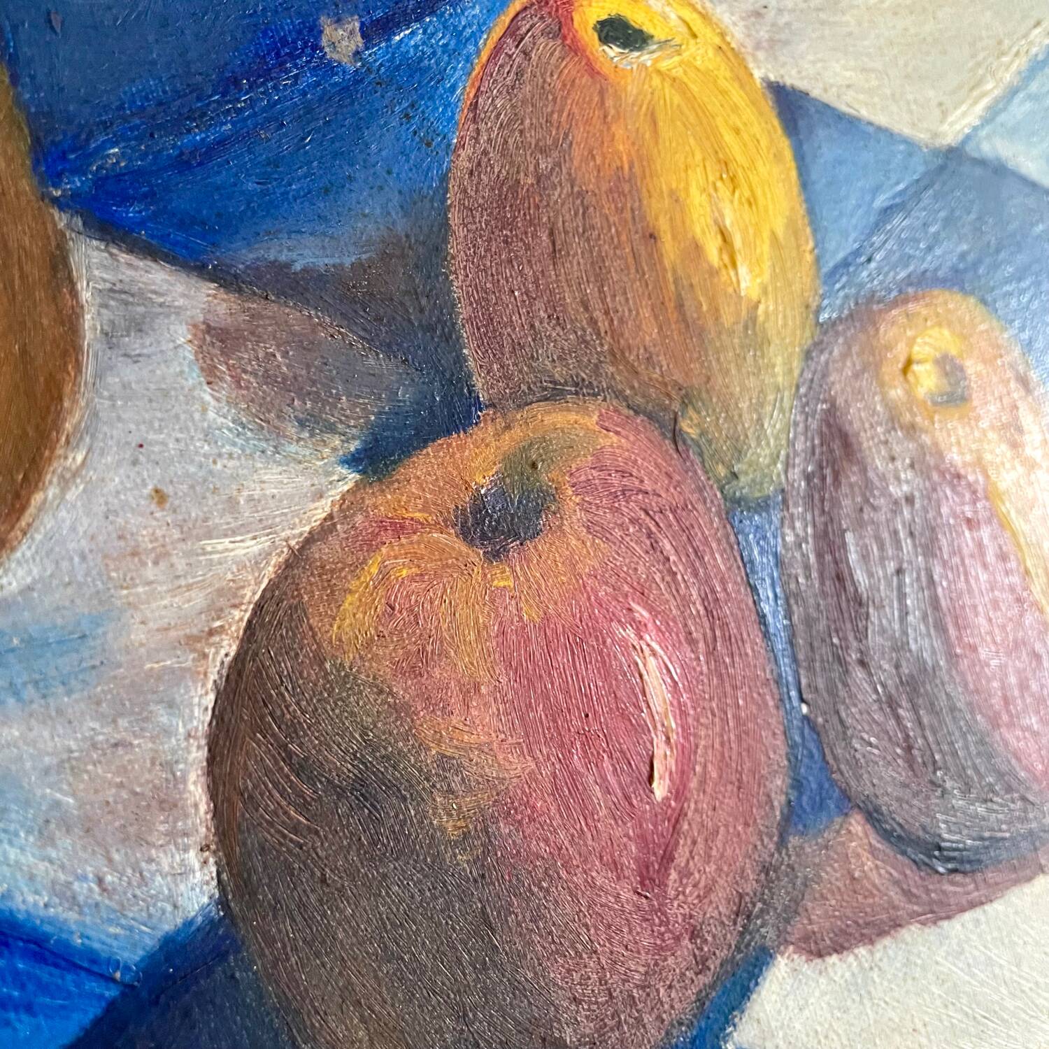 Still life with apples