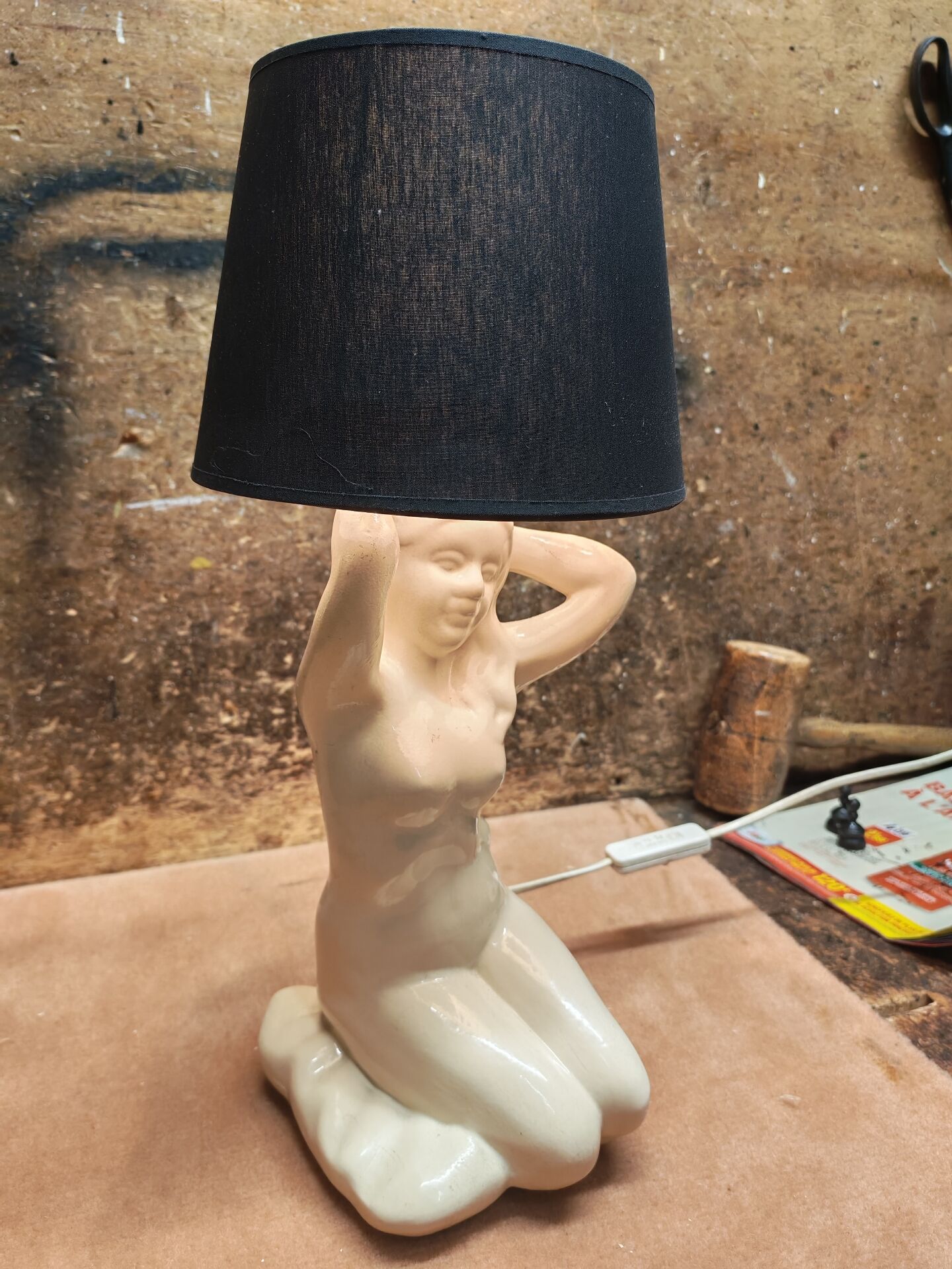 Art Deco style ceramic lamp