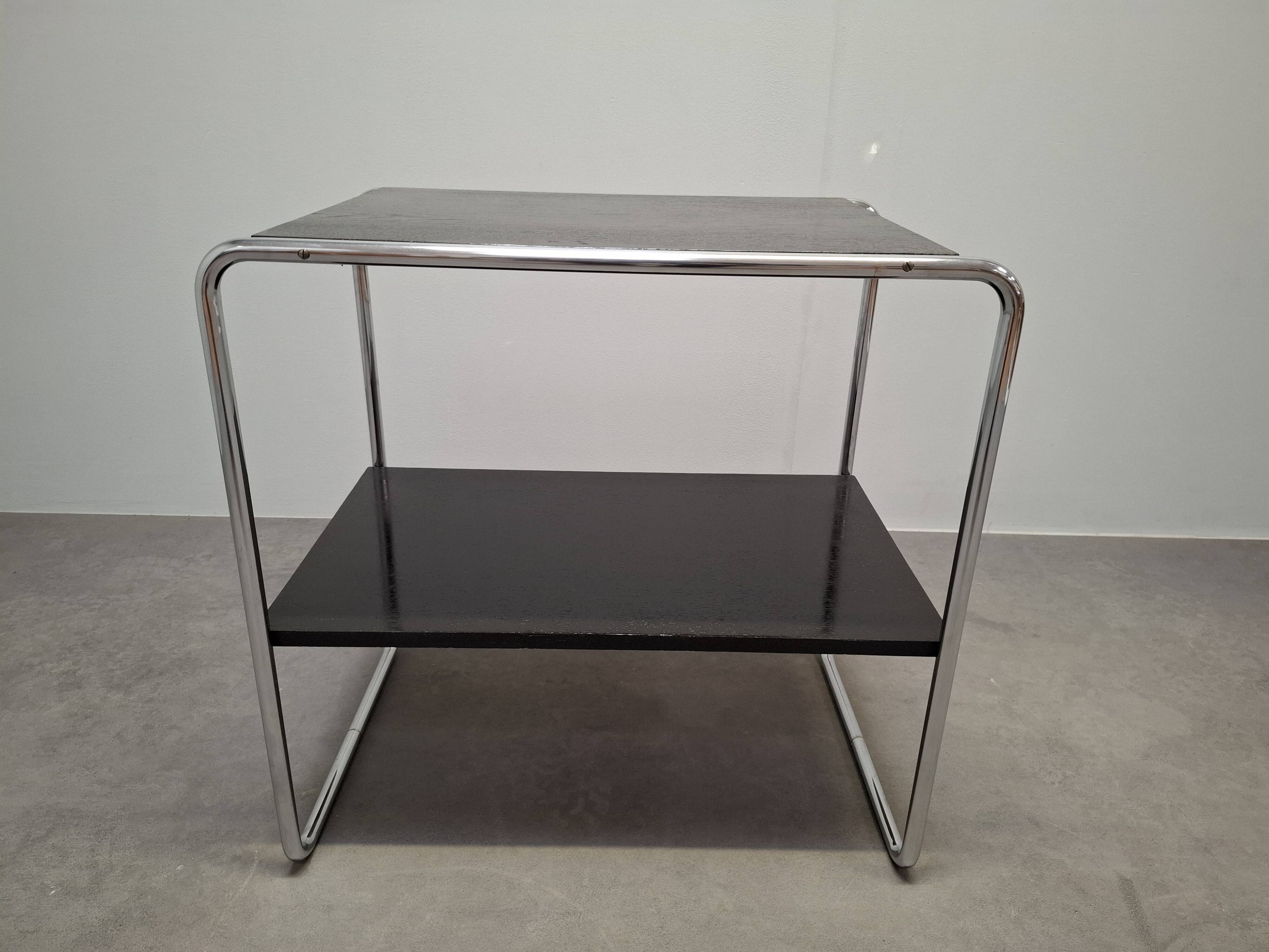 Bauhaus Side Table Attributed to Marcel Breuer, Czechoslovakia