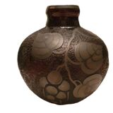 Large art deco ball vase signed d'argyl