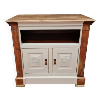 Solid wood storage cabinet