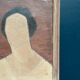 Original Swedish Oil On Canvas – “Portrait” By Fred – Dated 51
