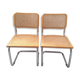 Chaises cesca B32 design Marcel Breuer