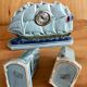 Sailing vases / old fireplace decoration