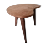 Coffee table bean tripod feet compas Scandinavian vintage design 50 60 s