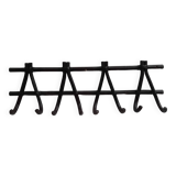 Bamboo wall mounted coat rack