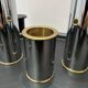 Set of 4 Cylinder 2000 candle holders by Staffan Engelsson, 1970s