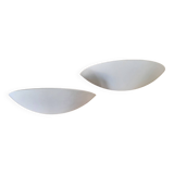 Pair of mineral wall lights from the SEDAP France workshop