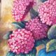 Painting bouquet of flowers
