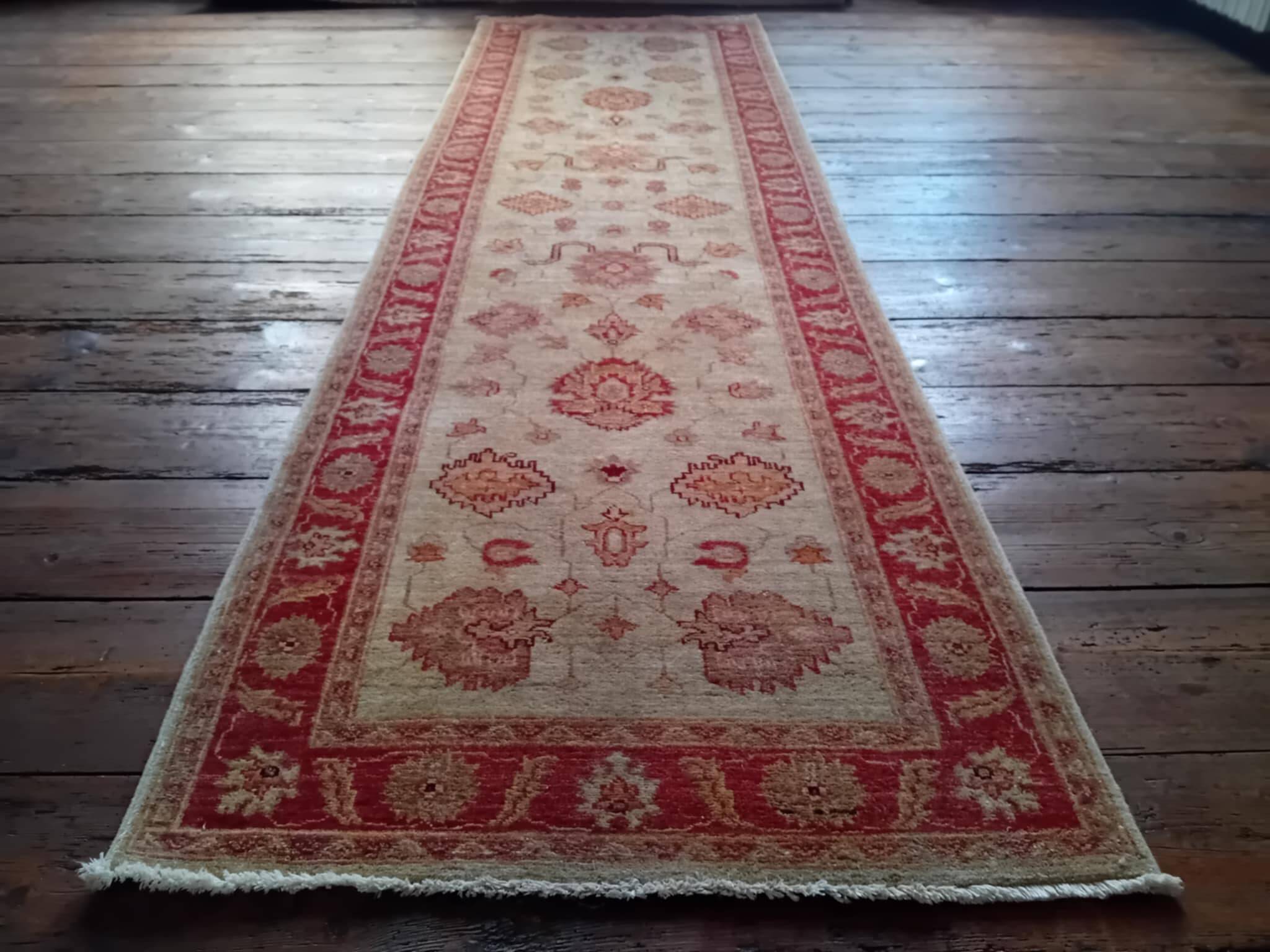 Pakistani Farahan Handmade Runner Rug 270x80cm