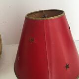 Perforated paper lampshades, 1950s