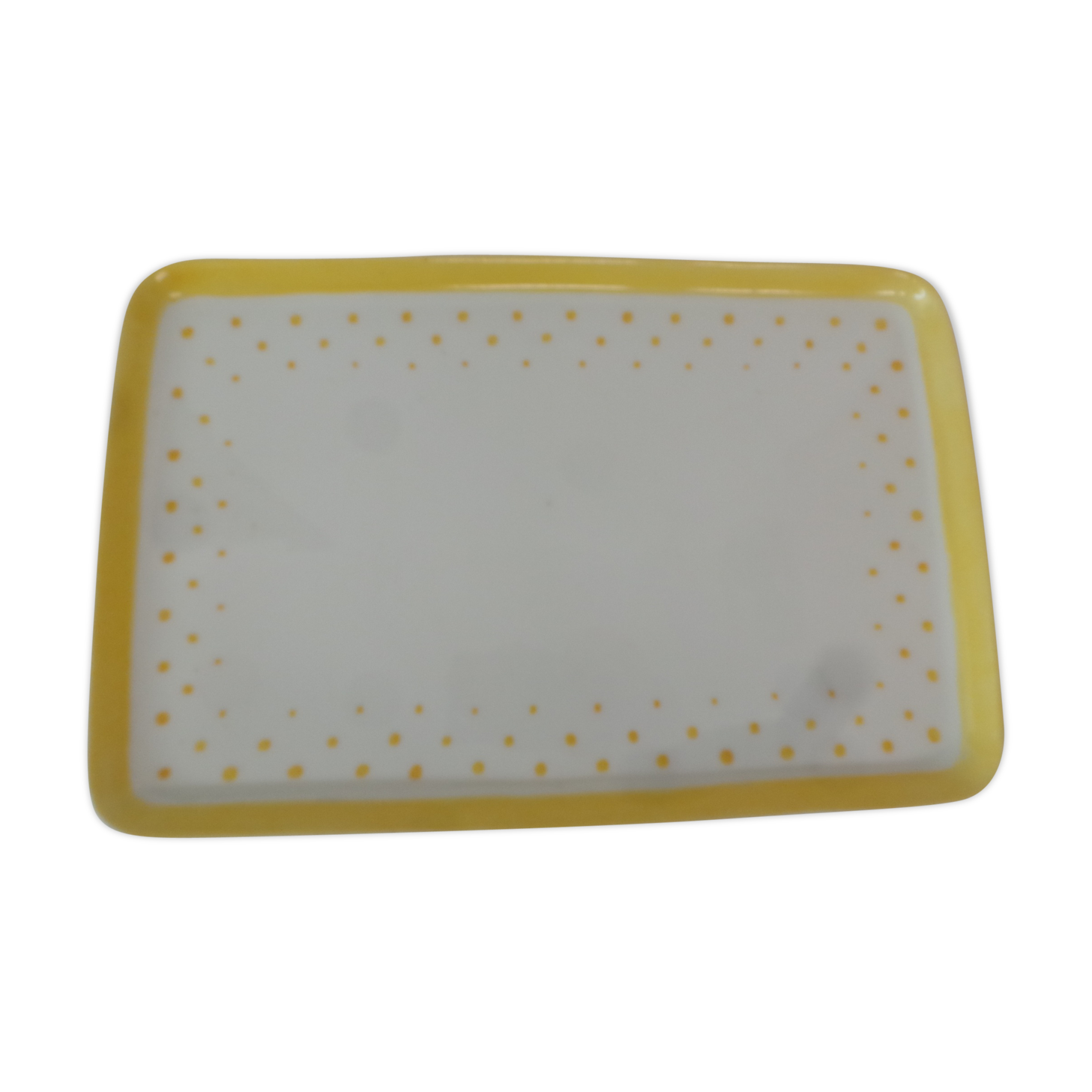 Yellow pea dish limoges theodore havilland