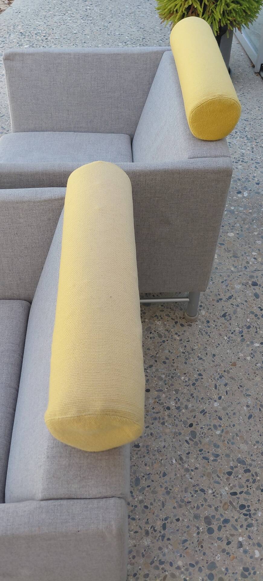 Pair of East Side armchairs by Ettore Sottsass for Knoll