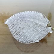 Barovier & Toso "leaf" wall lamp in Murano glass, 1970, vintage, Italy
