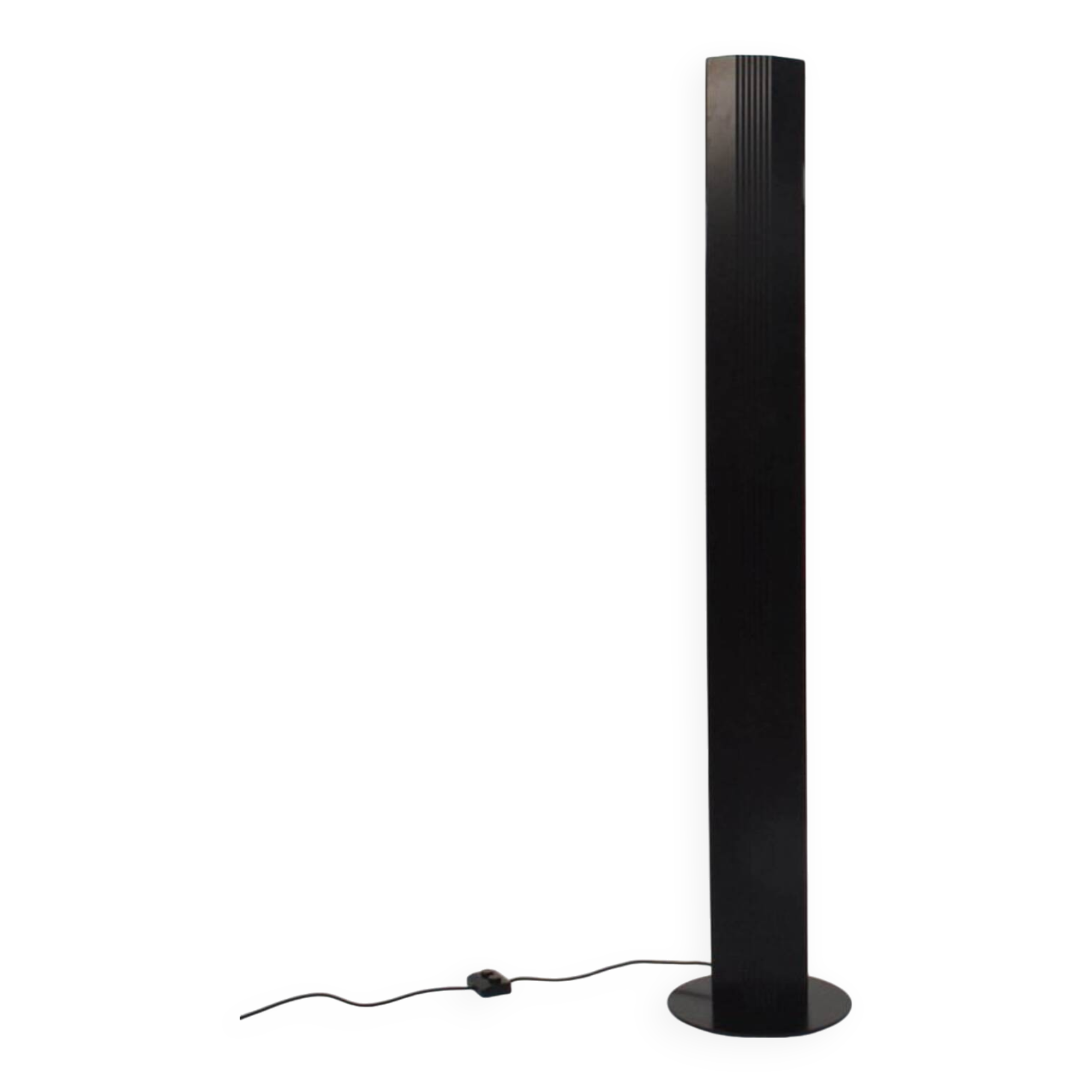 Luminaires en Métal Noir par Alessandro Mendini, Italie, 1980, d'Alessandro Mendini et Ettore Sottsa