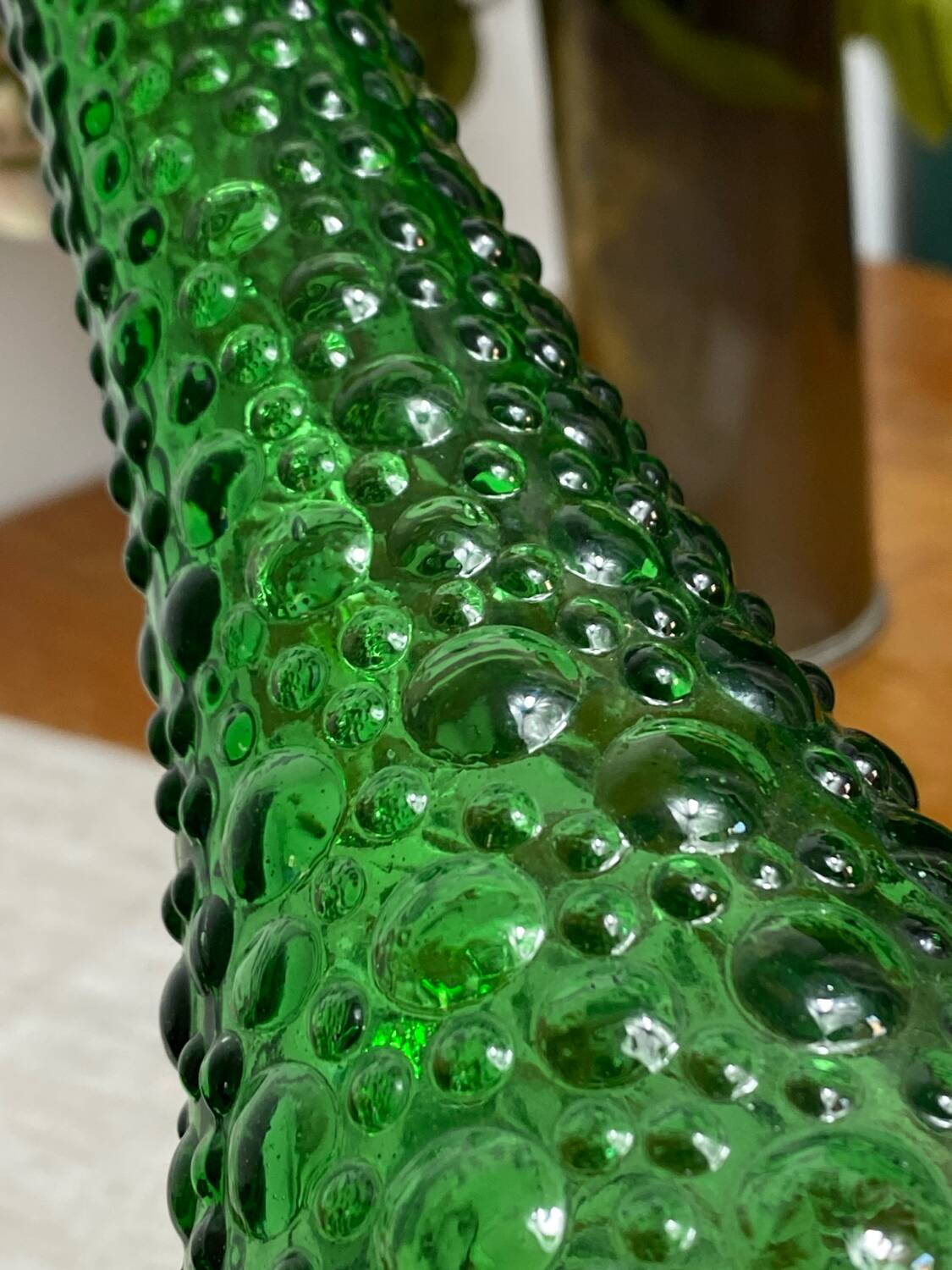 Vintage Empoli glass carafe from Italy