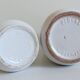Mid-Century White Glazed West Germany Large Ceramic Vases by Scheurich, 1950s