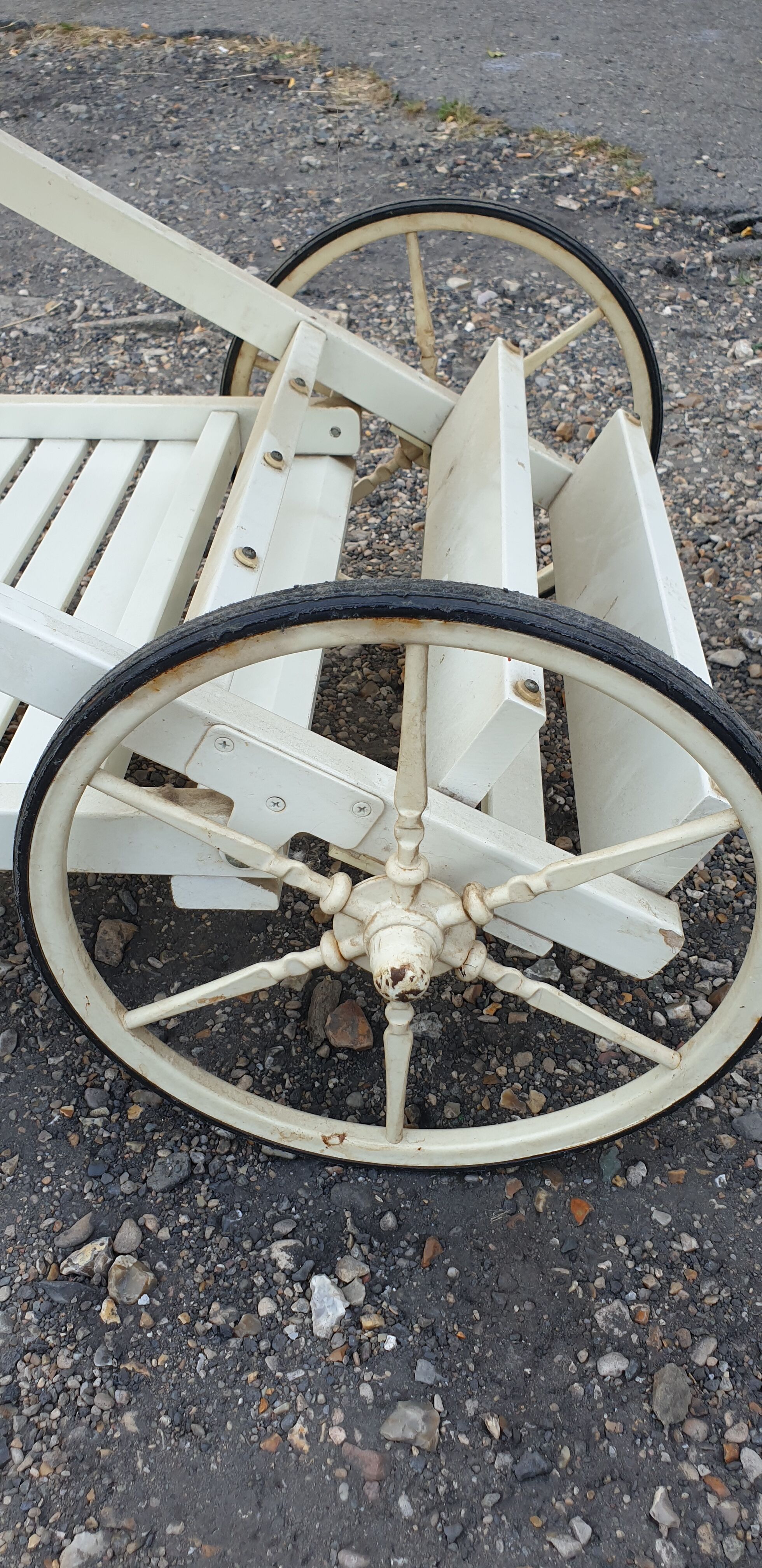 Vintage outdoor bar trolley