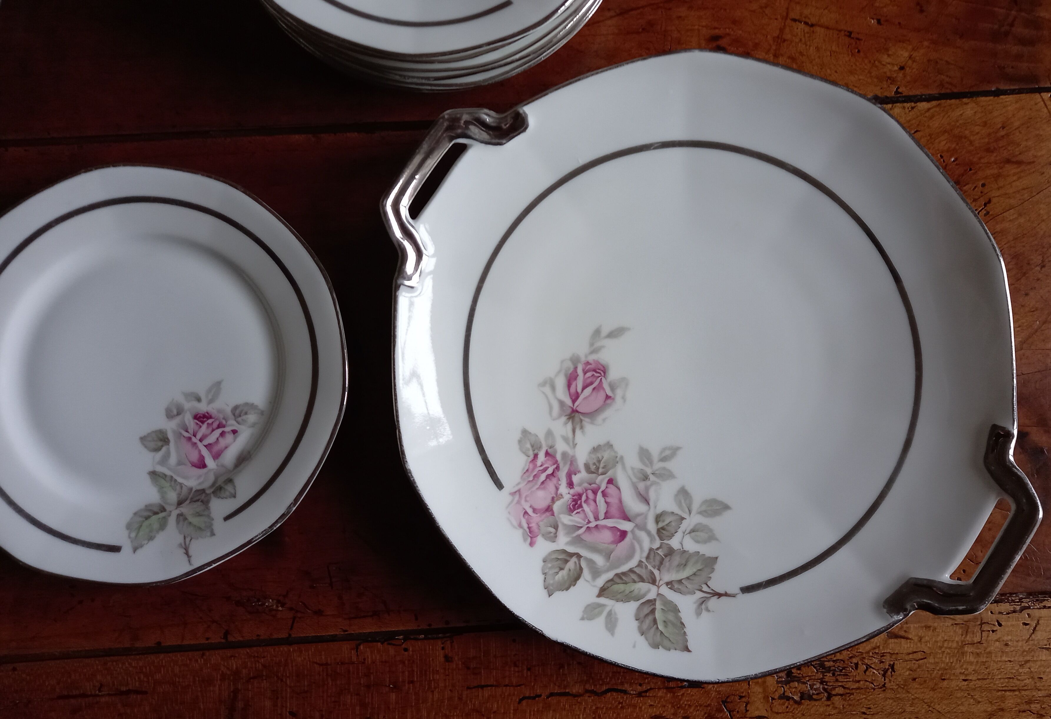 Limoges porcelain dessert service