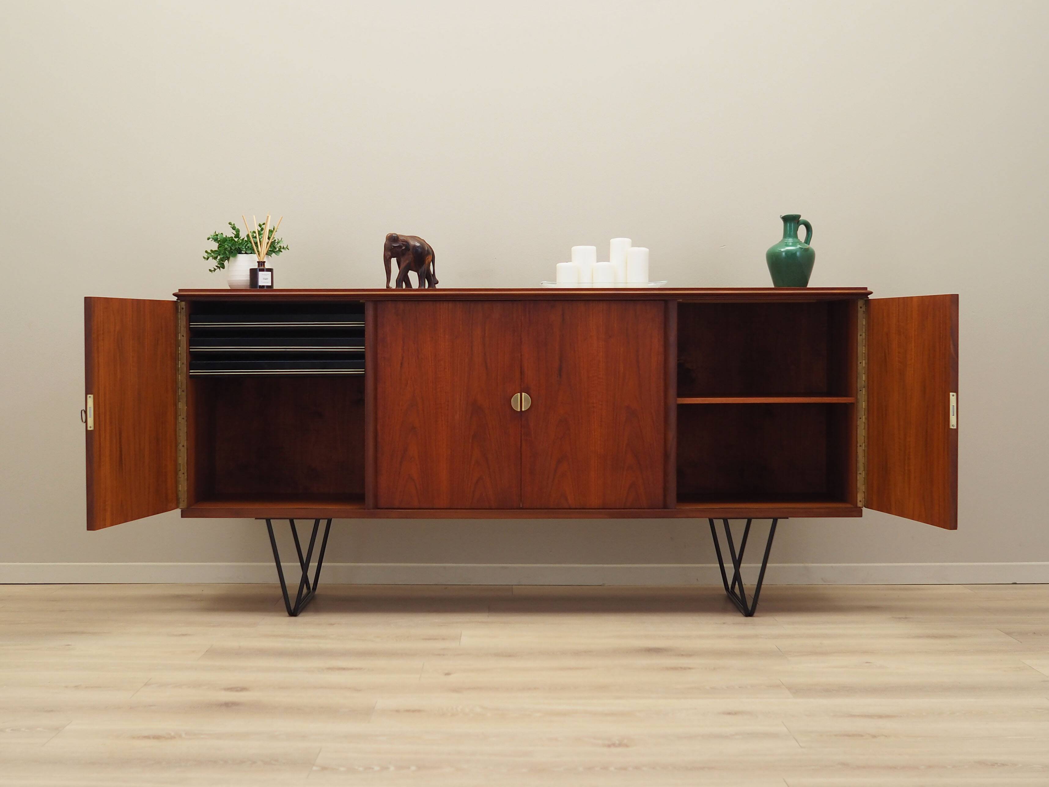 Teak sideboard, Danish design, 1970s, production: Denmark