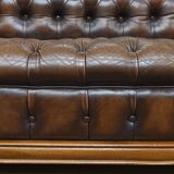 Chesterfield leather sofa