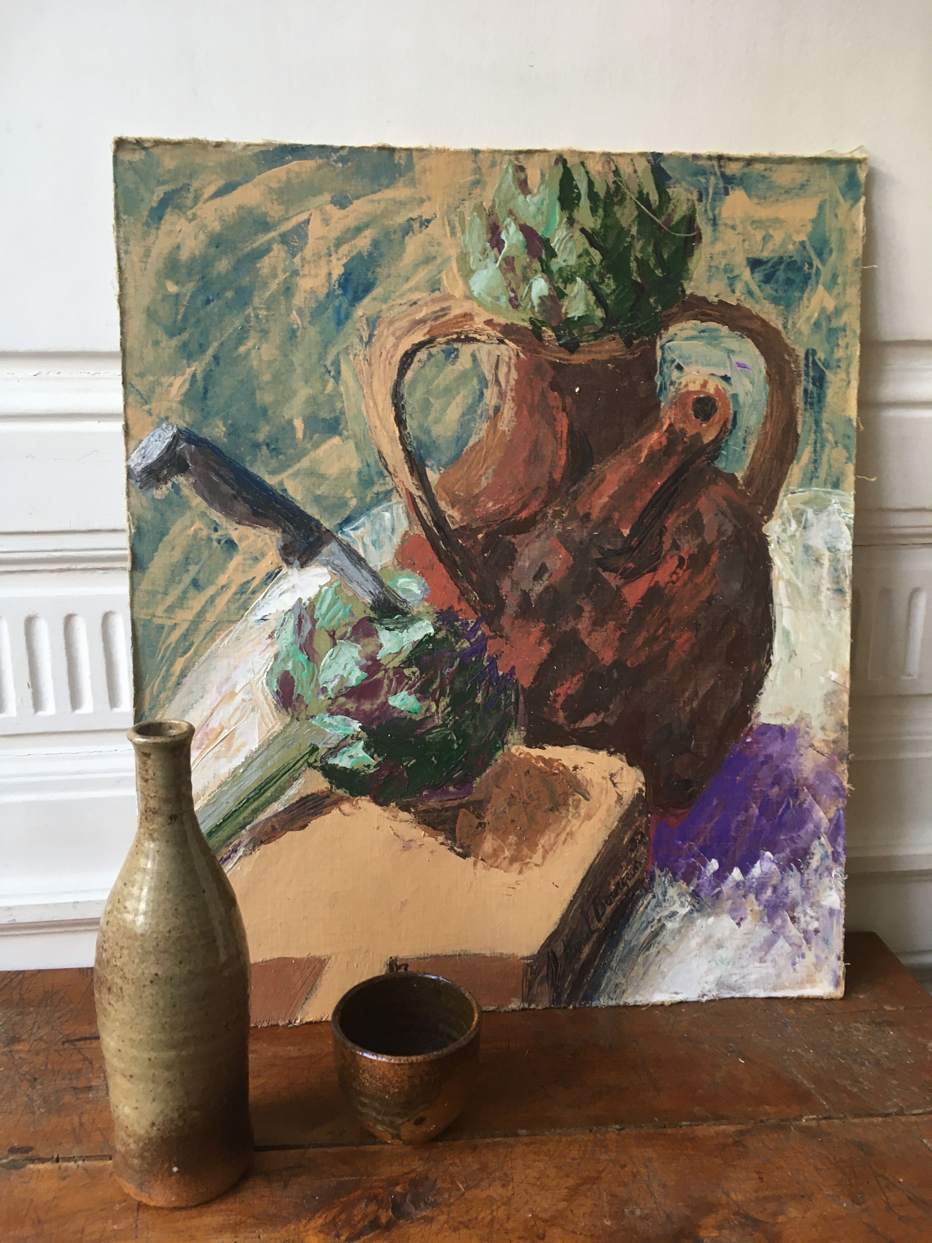 Peinture sur support rigide Nature morte